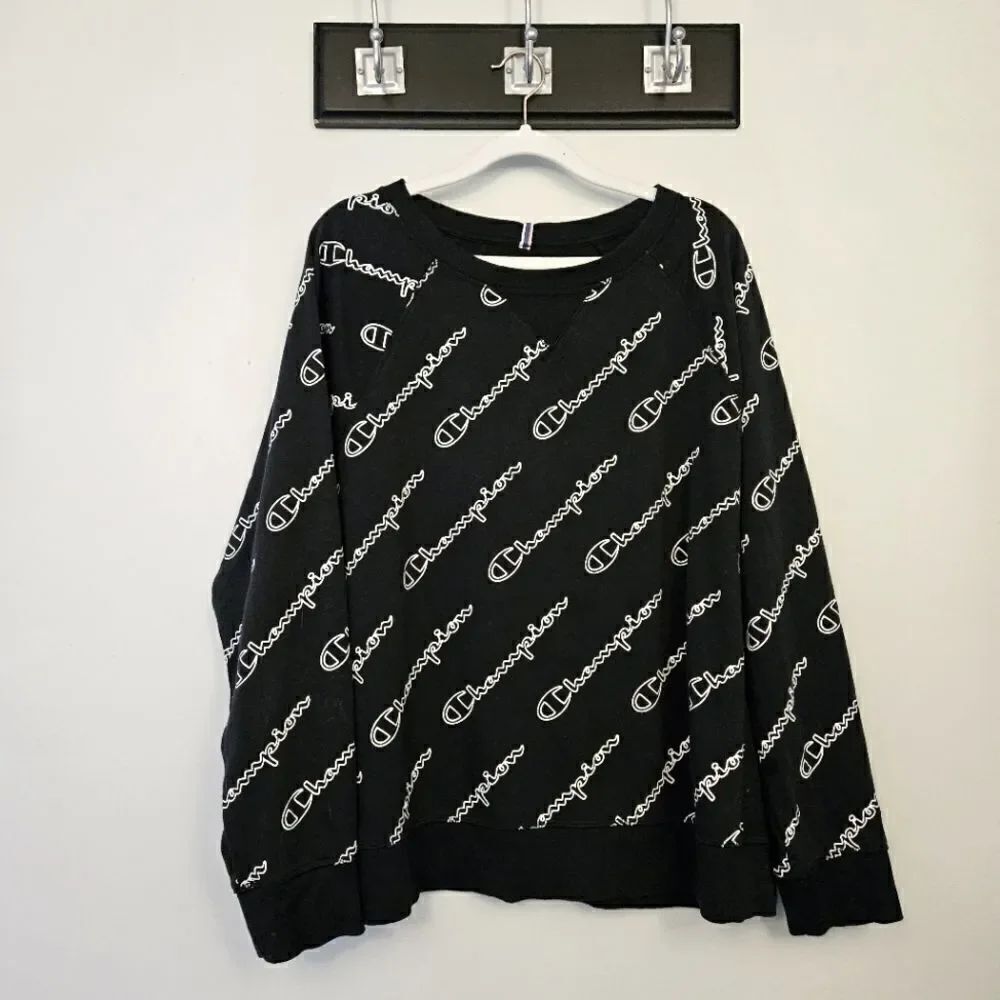 Champion Logo Print Sweatshirt